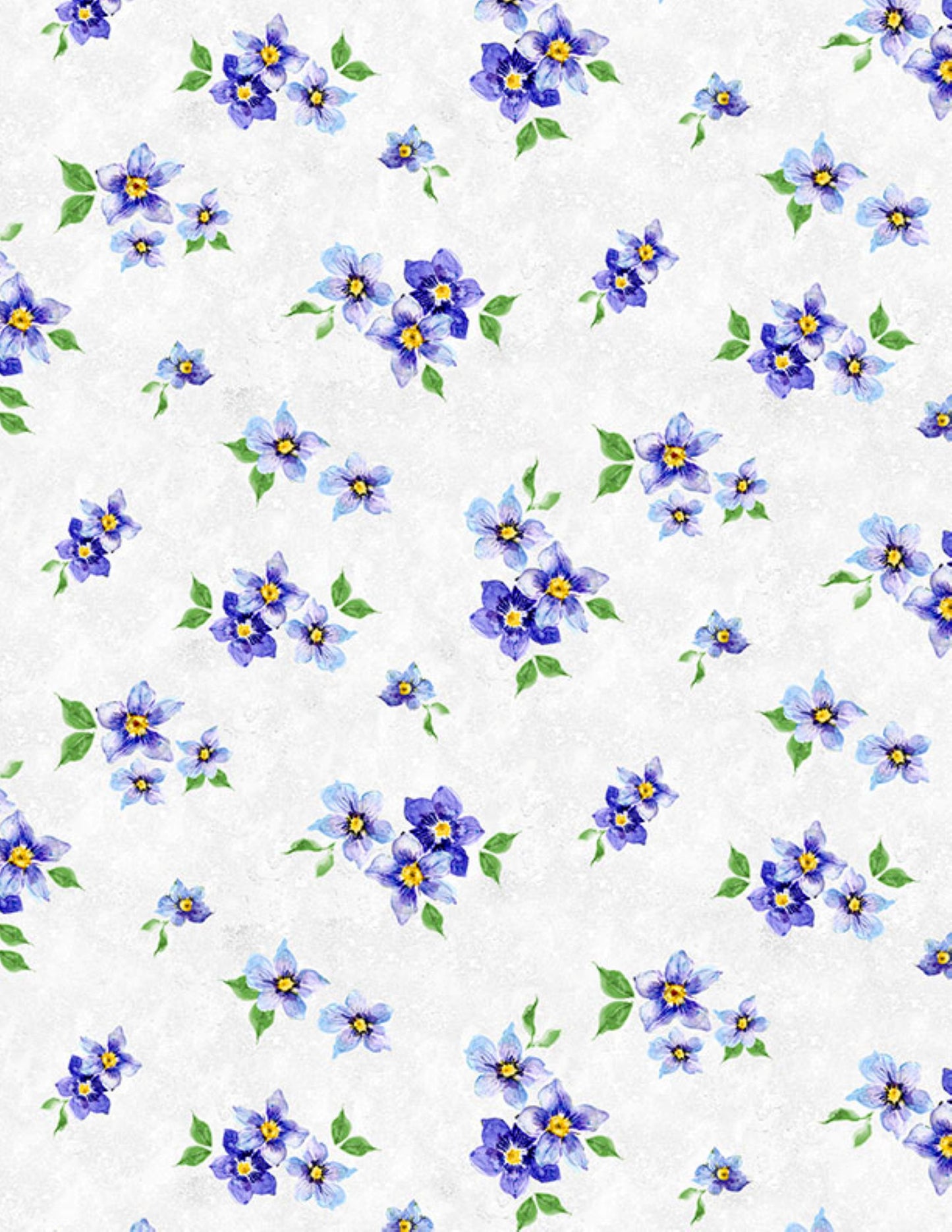 Pansy Toss Fabric by Wilmington Prints β Floral Flutter Purple Pansy Quilting Cotton Yardage