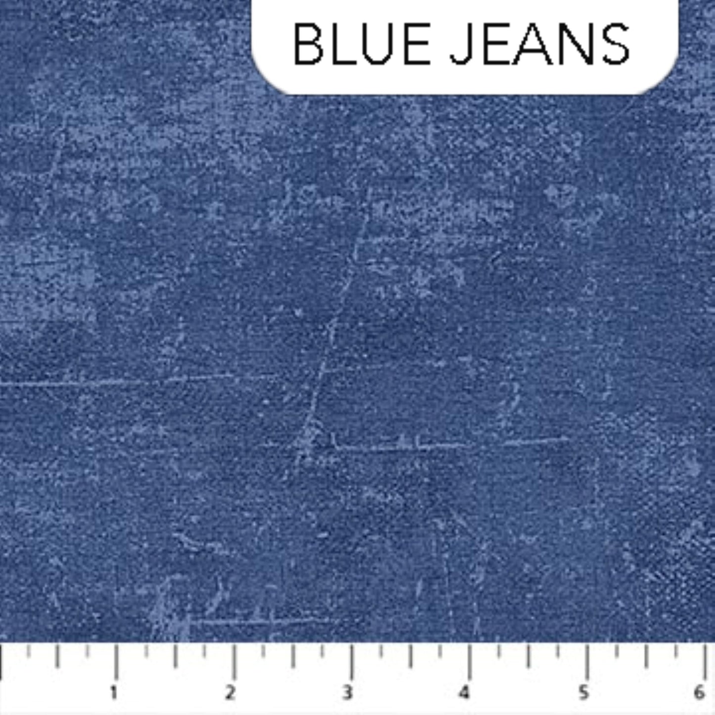 Denim Blue Canvas Flannel Fabric – Soft Grunge Texture Cotton Flannel-By The Yard