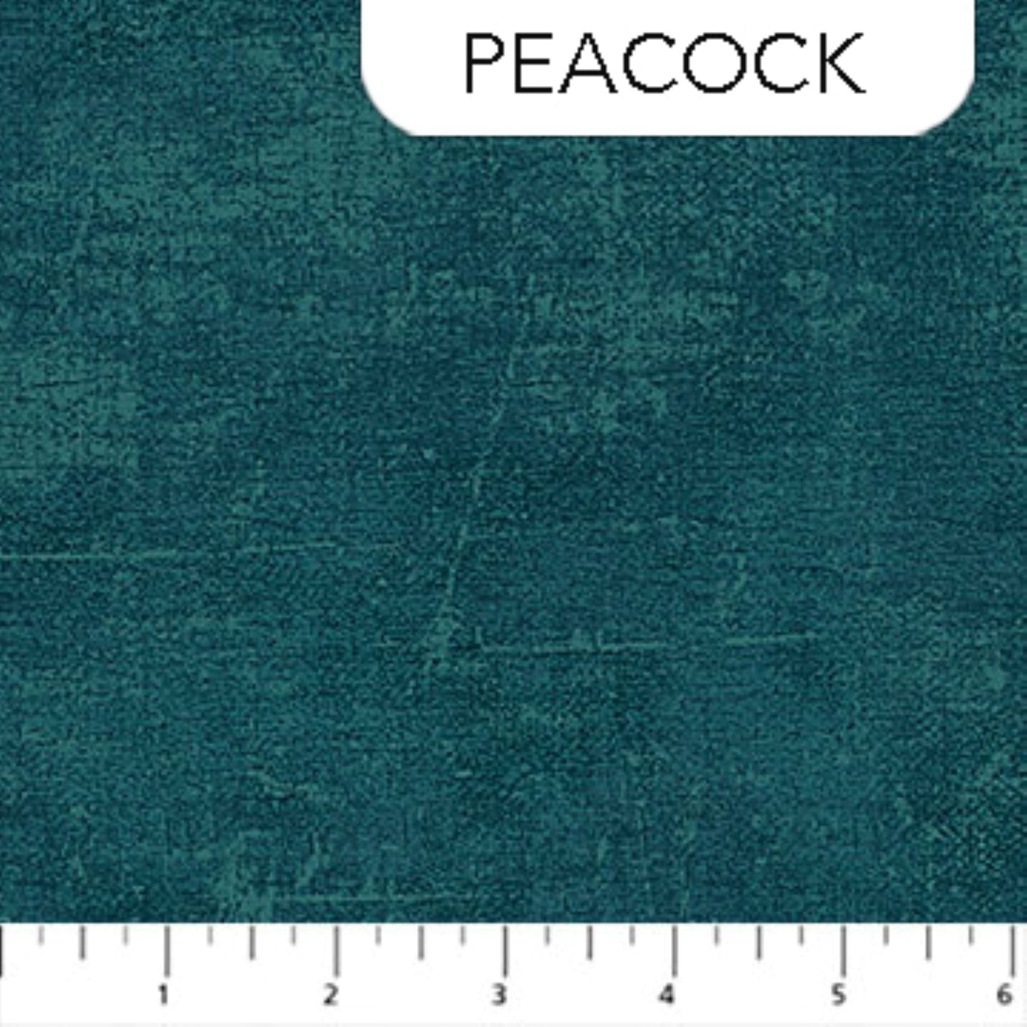 Peacock Teal Cotton Flannel Fabric by Northcott – Canvas Collection by the Yard