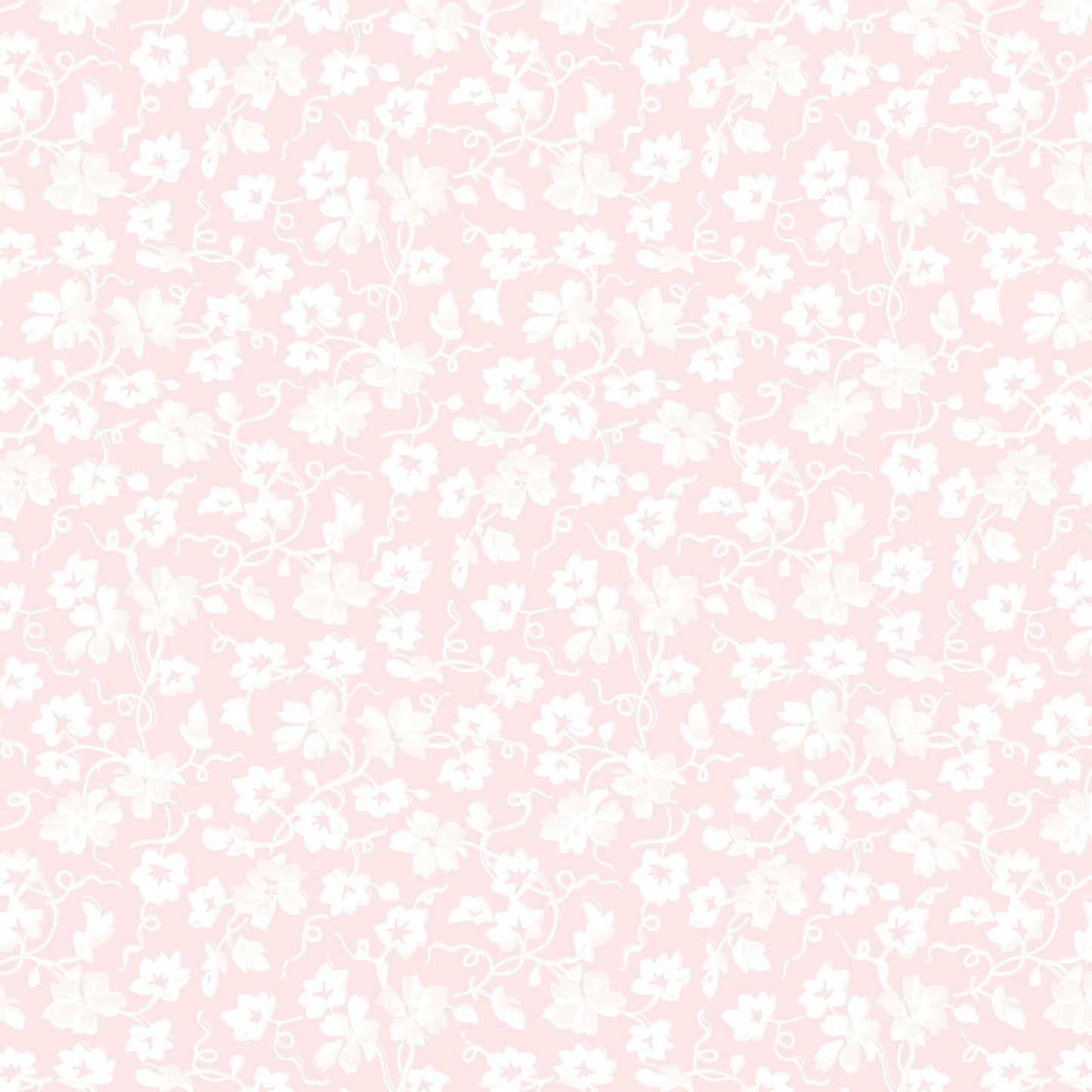 Maywood Studio La Fleur Flannel – Packed Ditsy Pale Pink | 100% Cotton Flannel Blender Fabric