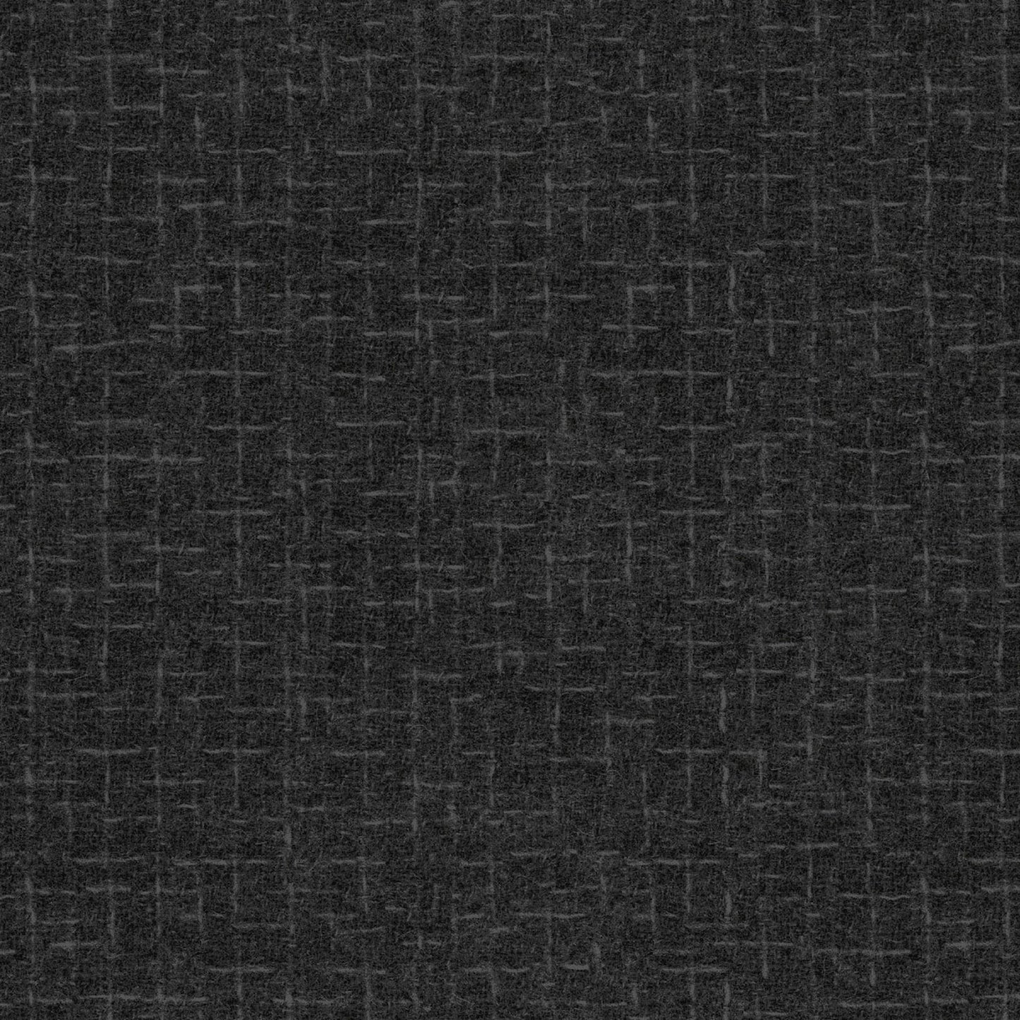 Rich Charcoal Black Crosshatch Flannel – Woolies Collection by Maywood Studio