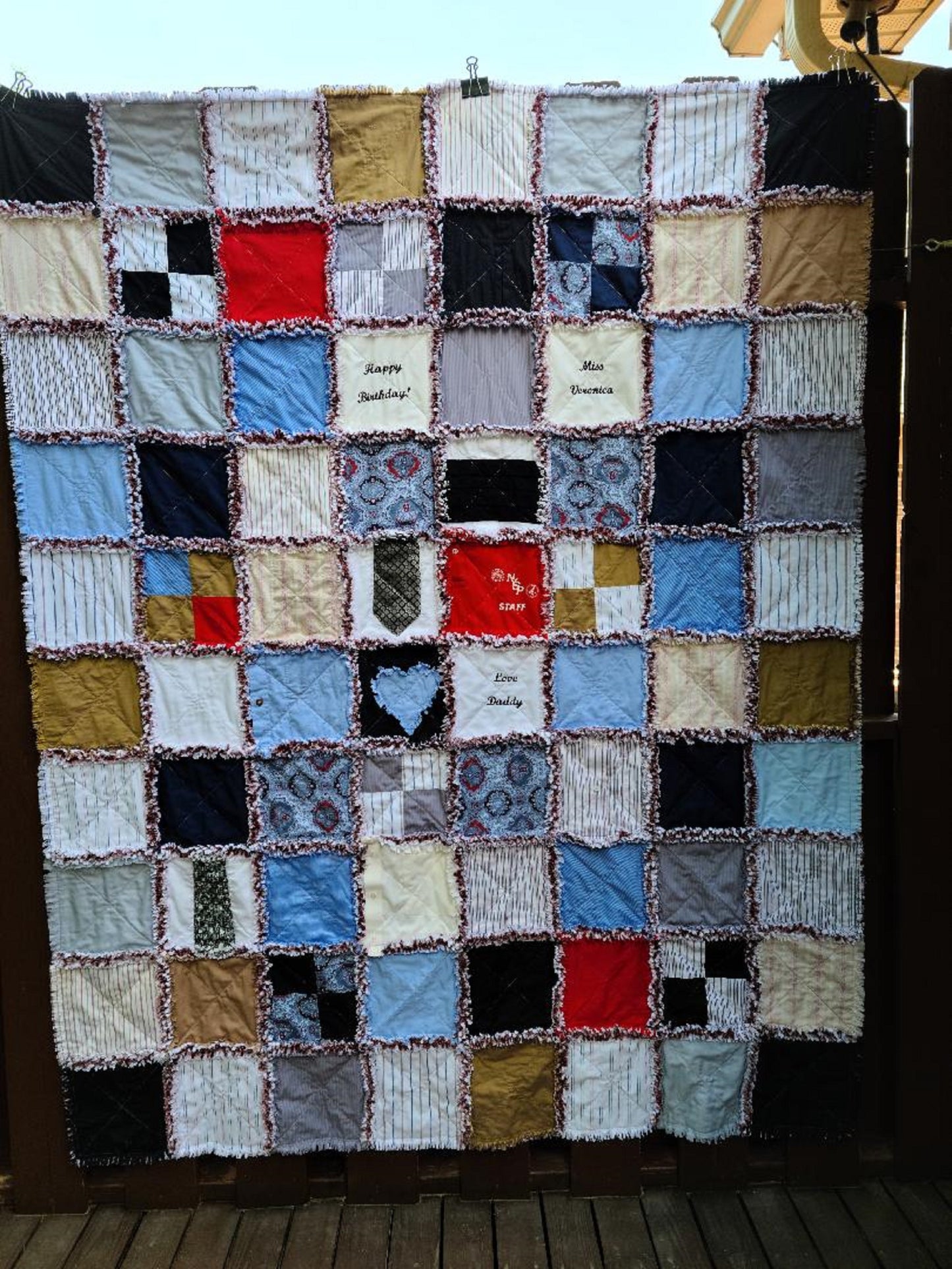 Custom Memory Quilts – Handcrafted from Loved Ones’ Clothing