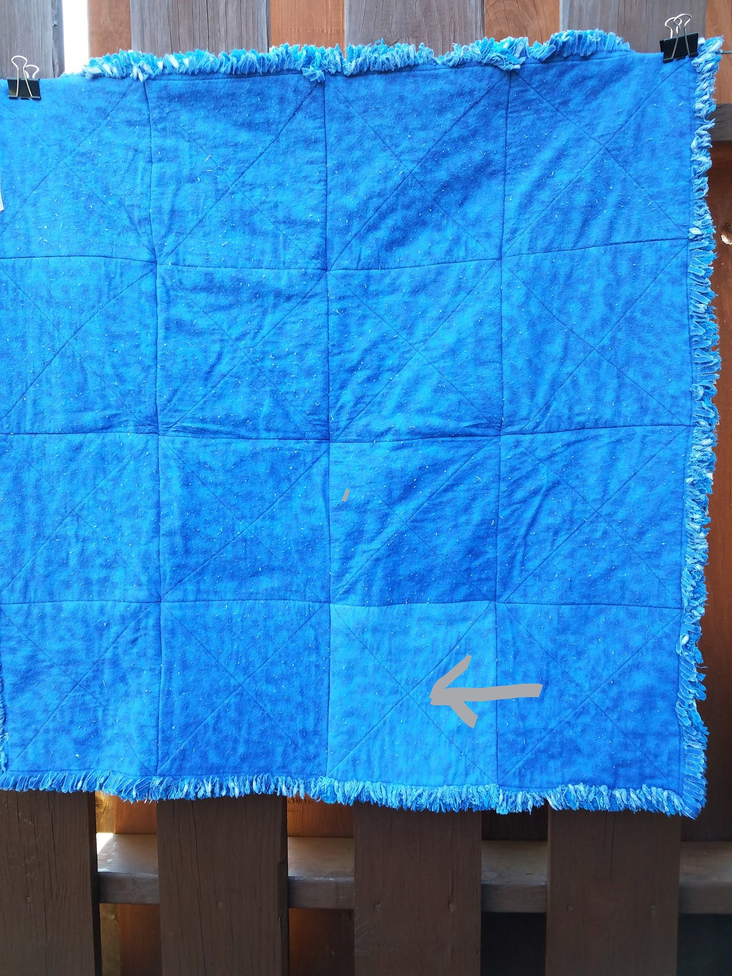 Snowman Rag Quilt