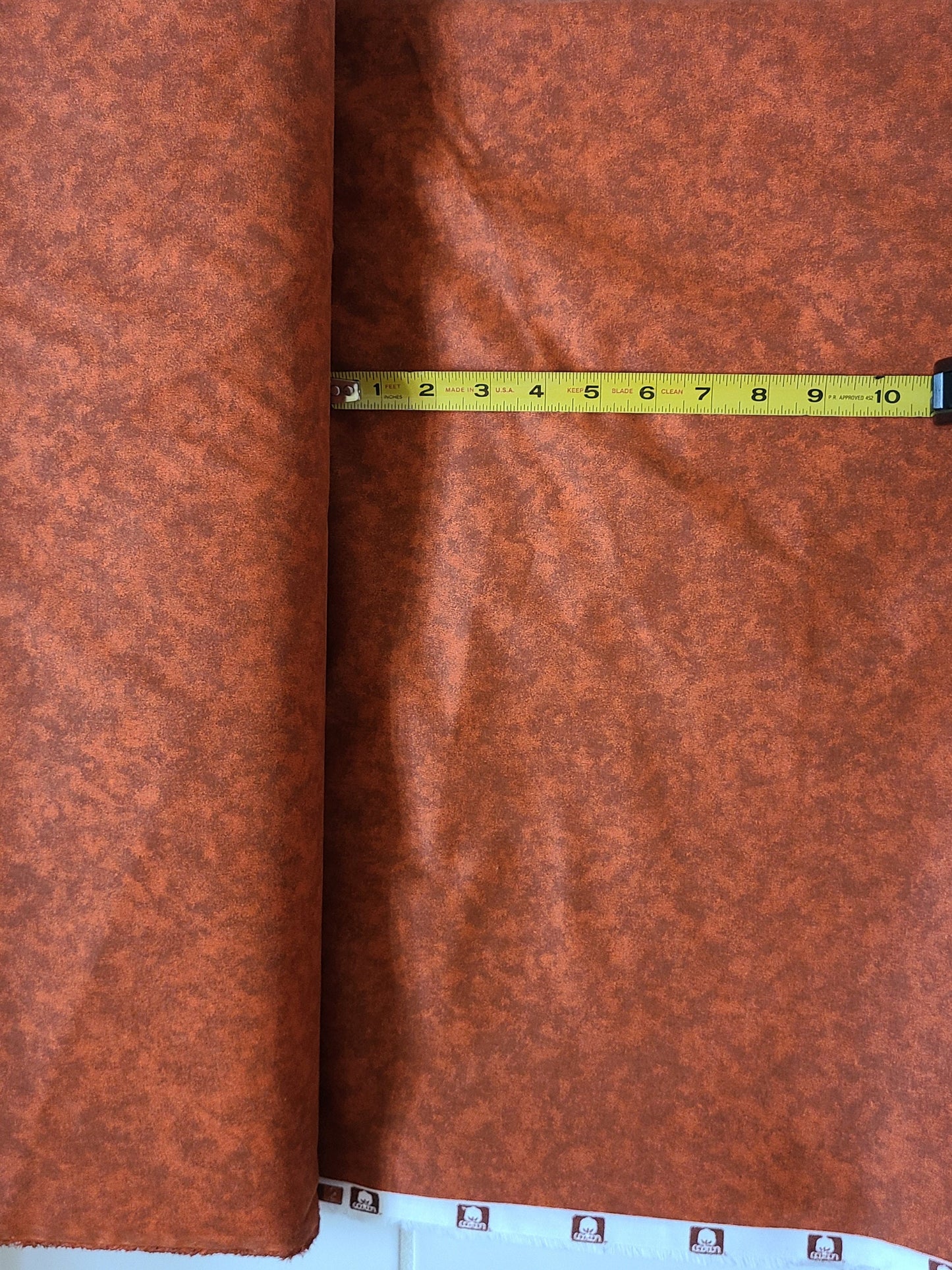 Brown Quilt Cotton Blender Fabric