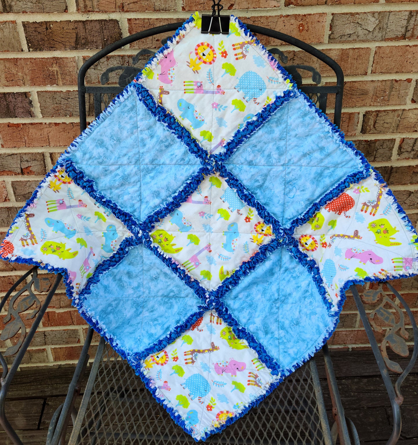 Animal Theme Baby Quilt