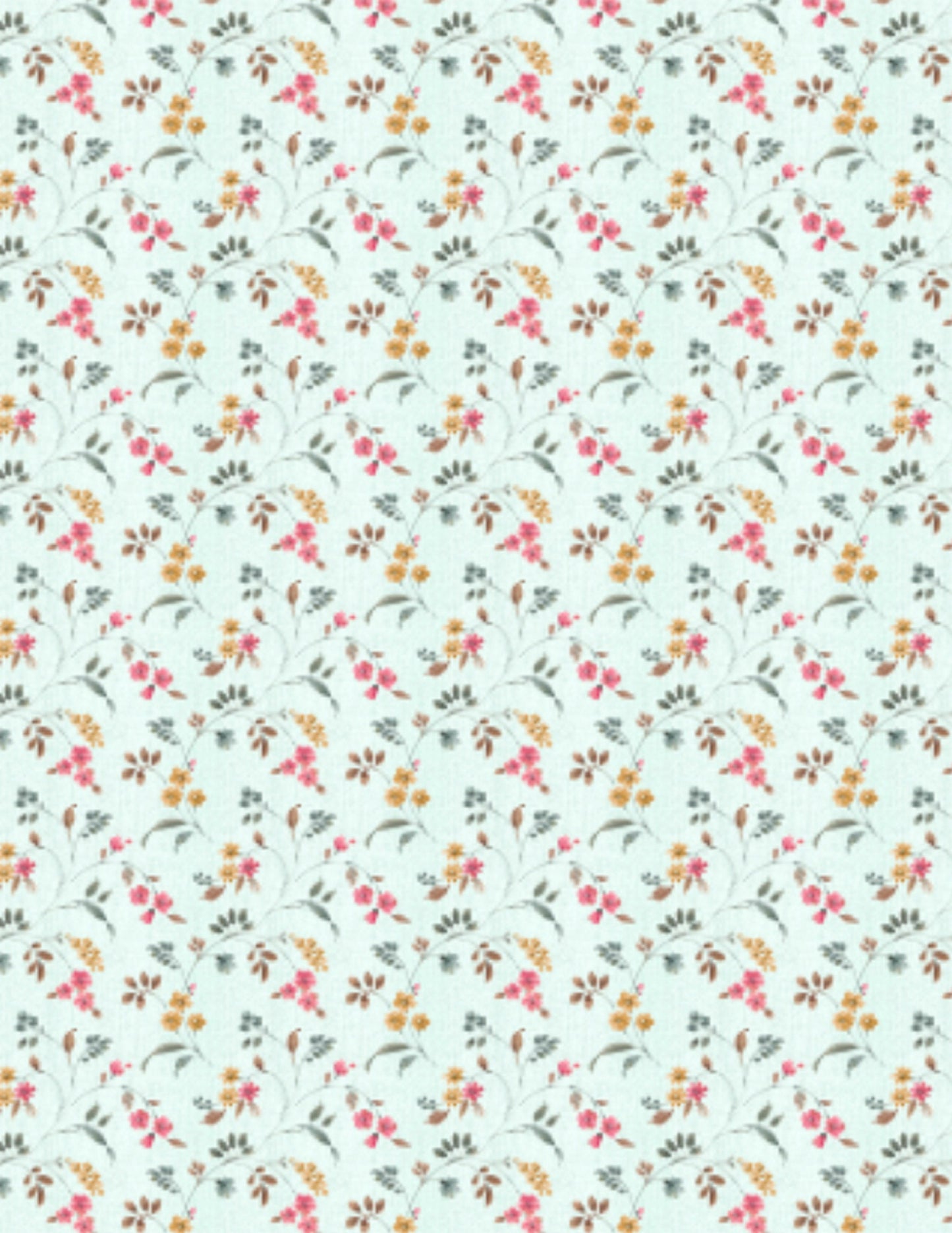 Country Floral Cotton Fabric