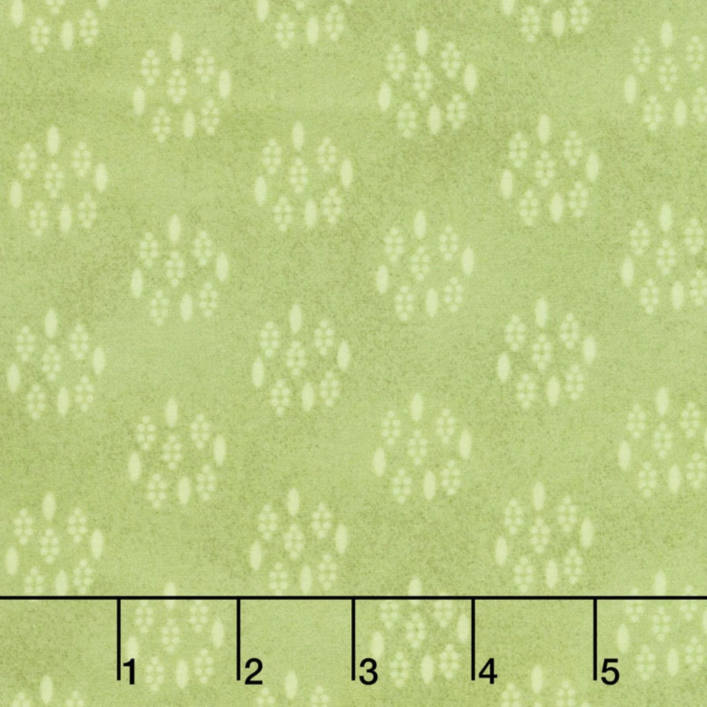 Green Circle Dots Flannel Fabric - Maywood Studios