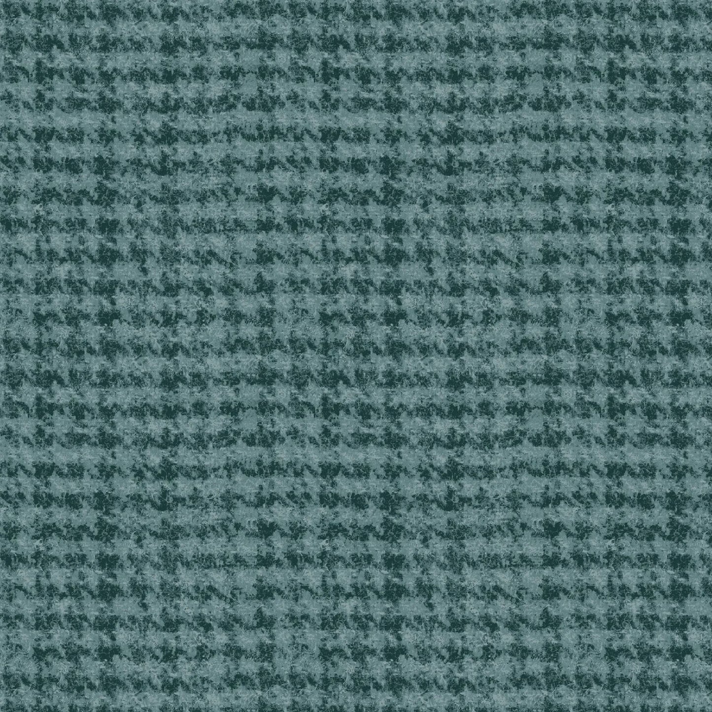 Teal Houndstooth Cotton Flannel by Bonnie Sullivan - Maywood Studios Fabric