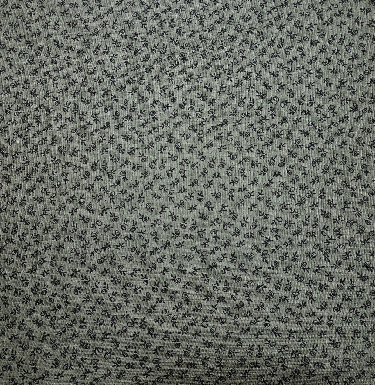 Green Floral 10" Pre-cut Quilt Squares