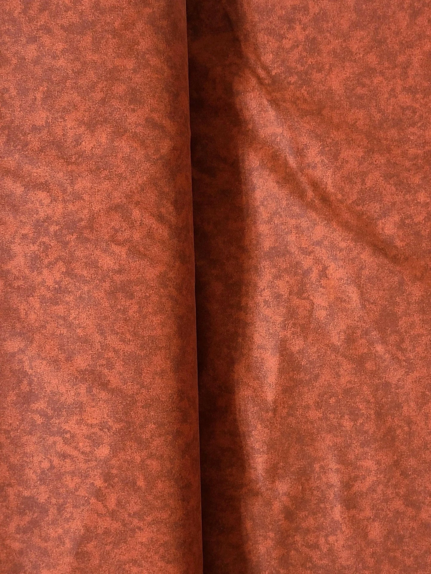 Rust Brown Quilt Cotton Blender Fabric.