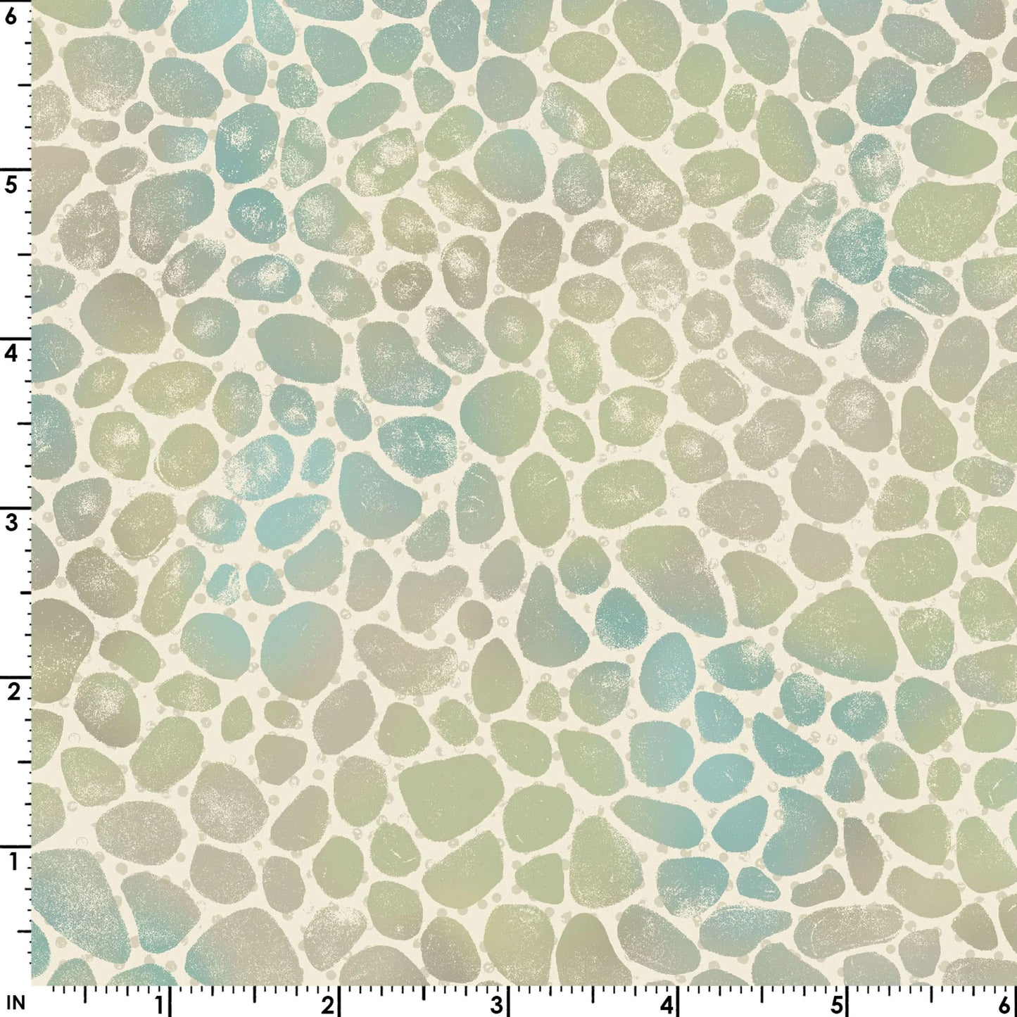Forest Chatter Pebbles Cotton Quilt Fabric.