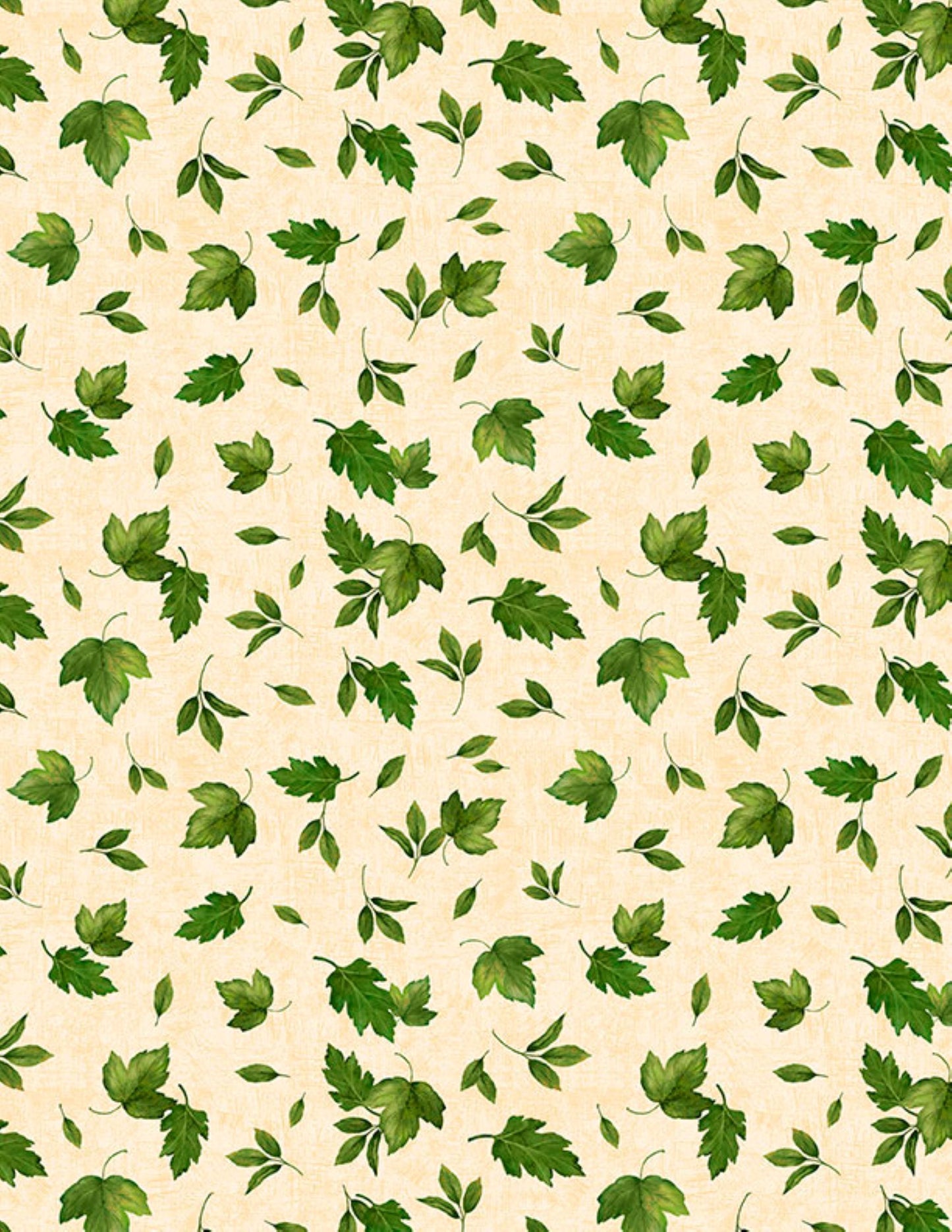 Sunshine Whispers Green Leaves Fabric by the Yard | Wilmington Prints Botanical Cotton Fabric
