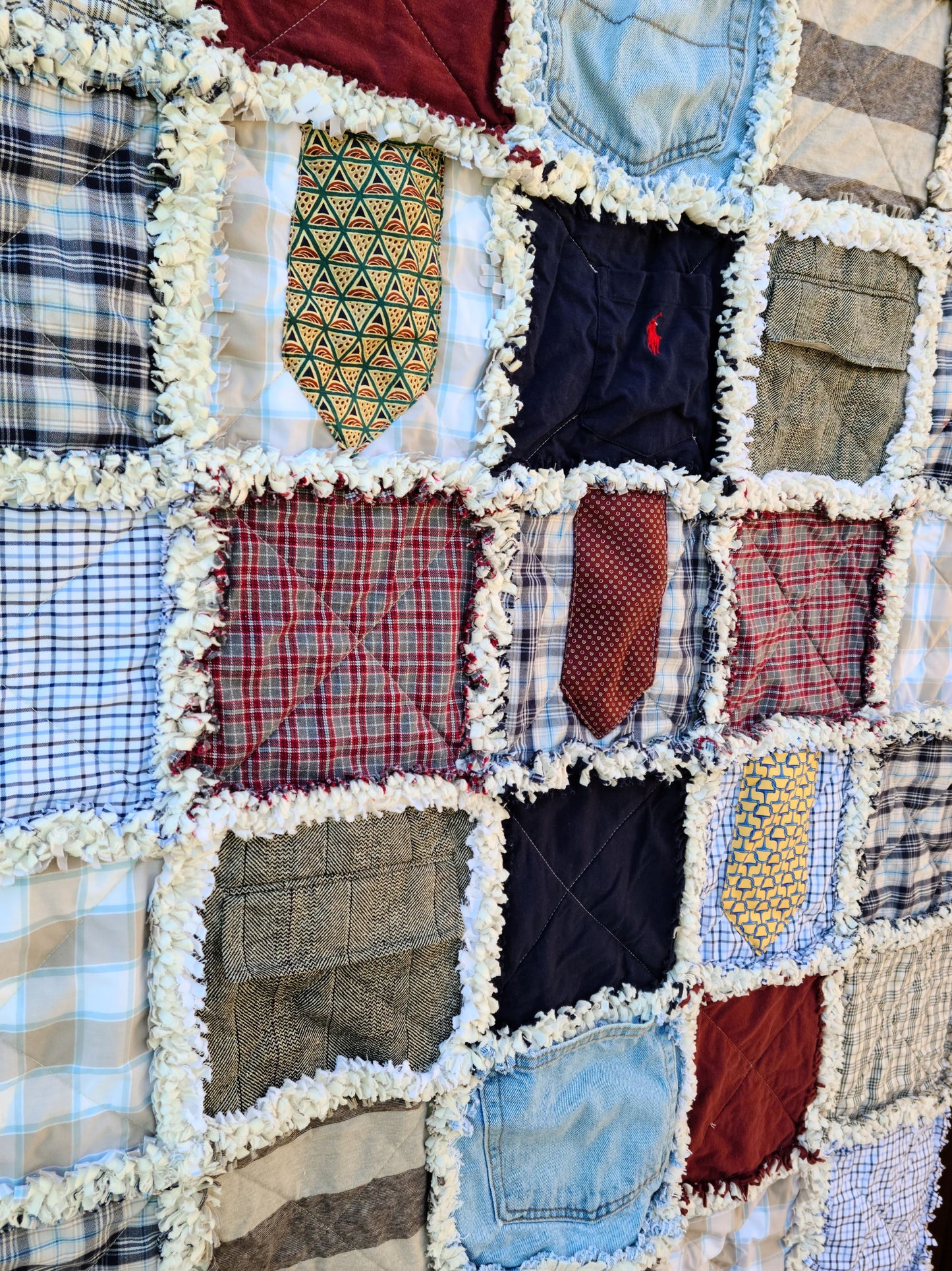 Custom Memory Quilts – Handcrafted from Loved Ones’ Clothing - Made to Order