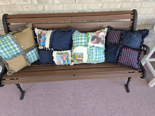 Memory Keepsake Pillow — Handcrafted from a Loved One’s Clothing