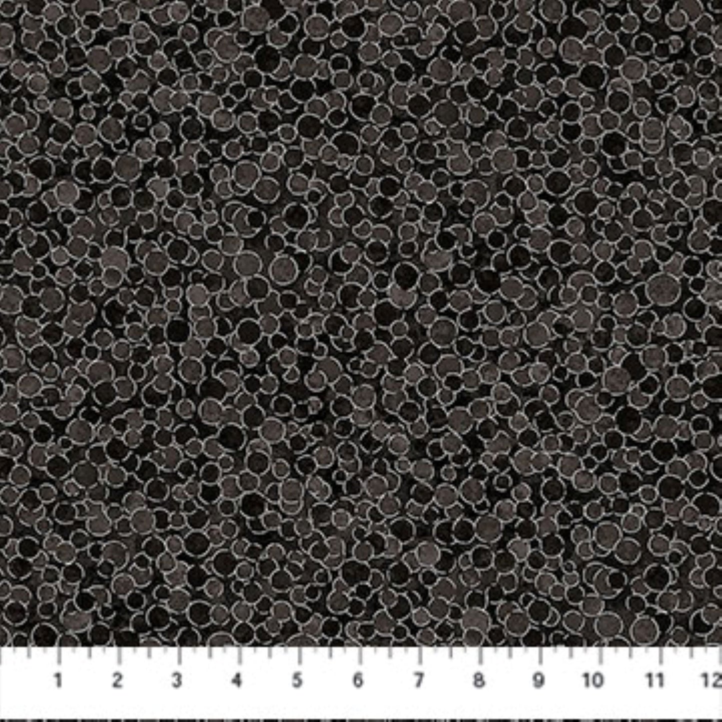 Northcott Shimmer City Fog Metallic Fabric | Gray Multi Dot Quilting Cotton by the Yard