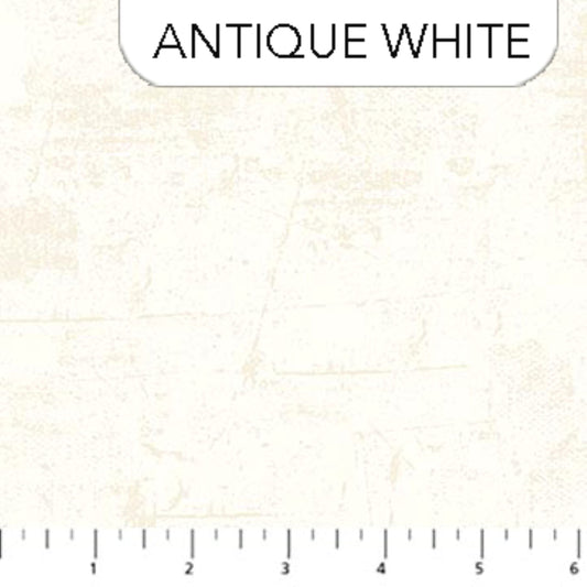 Northcott Canvas Collection Antique White Cotton Fabric | Weathered Canvas Look | 44 Inch Wide