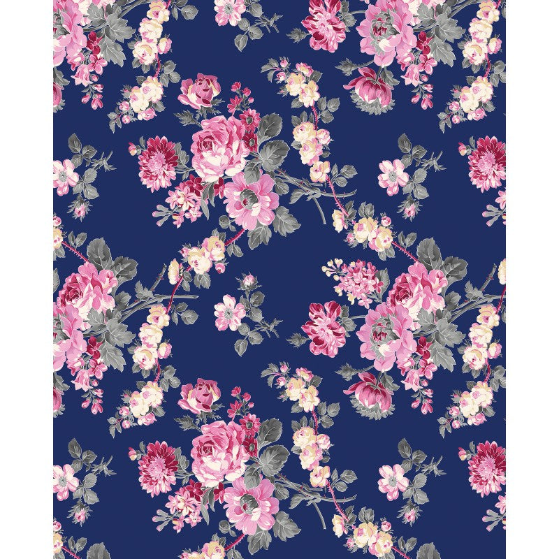 Promise Me by Pat Sloan – Rose-Inspired Floral Fabric Collection with Metallic & Pearlescent Accents – 100% Cotton