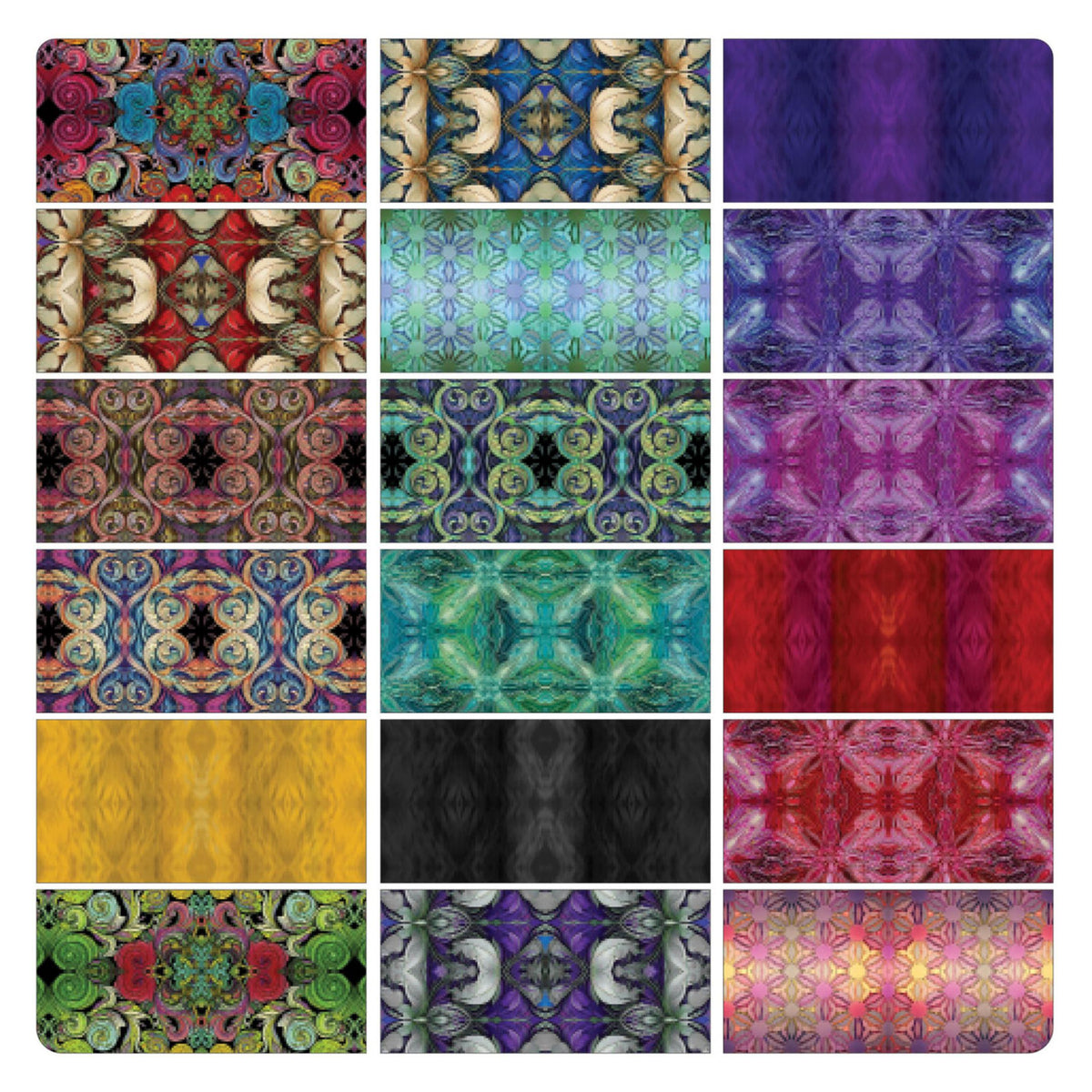 Benartex Incandescent 10" Precut Fabric Squares – 42 Piece Layer Cake.