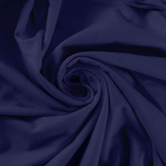 Light Navy Solid Cotton Flannel Fabric by the Yard – Medium to Heavy Weight Brushed Cotton