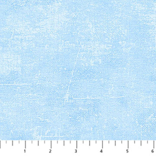 Sky Blue Canvas Flannel Fabric – Soft Grunge Texture Cotton Flannel-By The Yard
