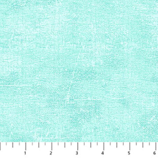 Turquoise Canvas Flannel Fabric – Soft Grunge Look Cotton Flannel-By The Yard