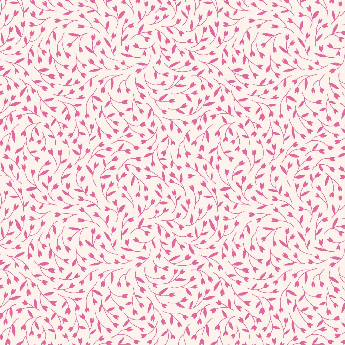 Tiny Tulips Pink Fabric by Felicity Fabrics – Wild and Free Floral Quilting Cotton Yardage