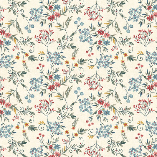 Henry Glass Norwegian Forest Tender Vines Quilting Cotton Fabric