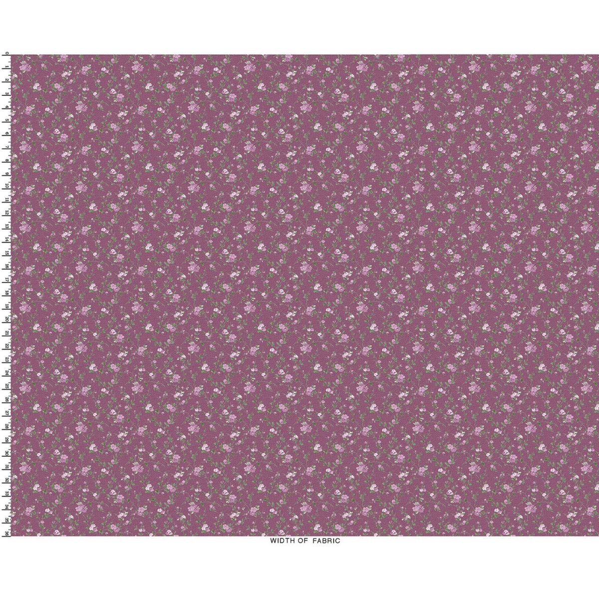 Courtland-Delicate Vine Plum Quilting Cotton Fabric.