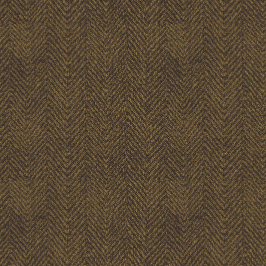 Brown Herringbone Flannel – Woolies by Maywood Studio
