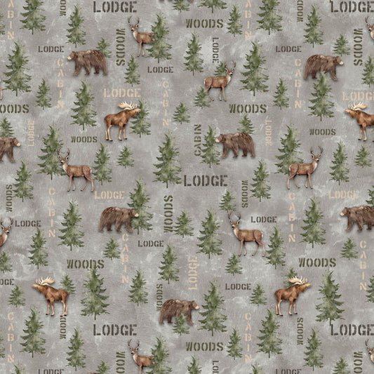 Trail Ridge landscape featuring diverse wildlife prints in a pristine natural setting