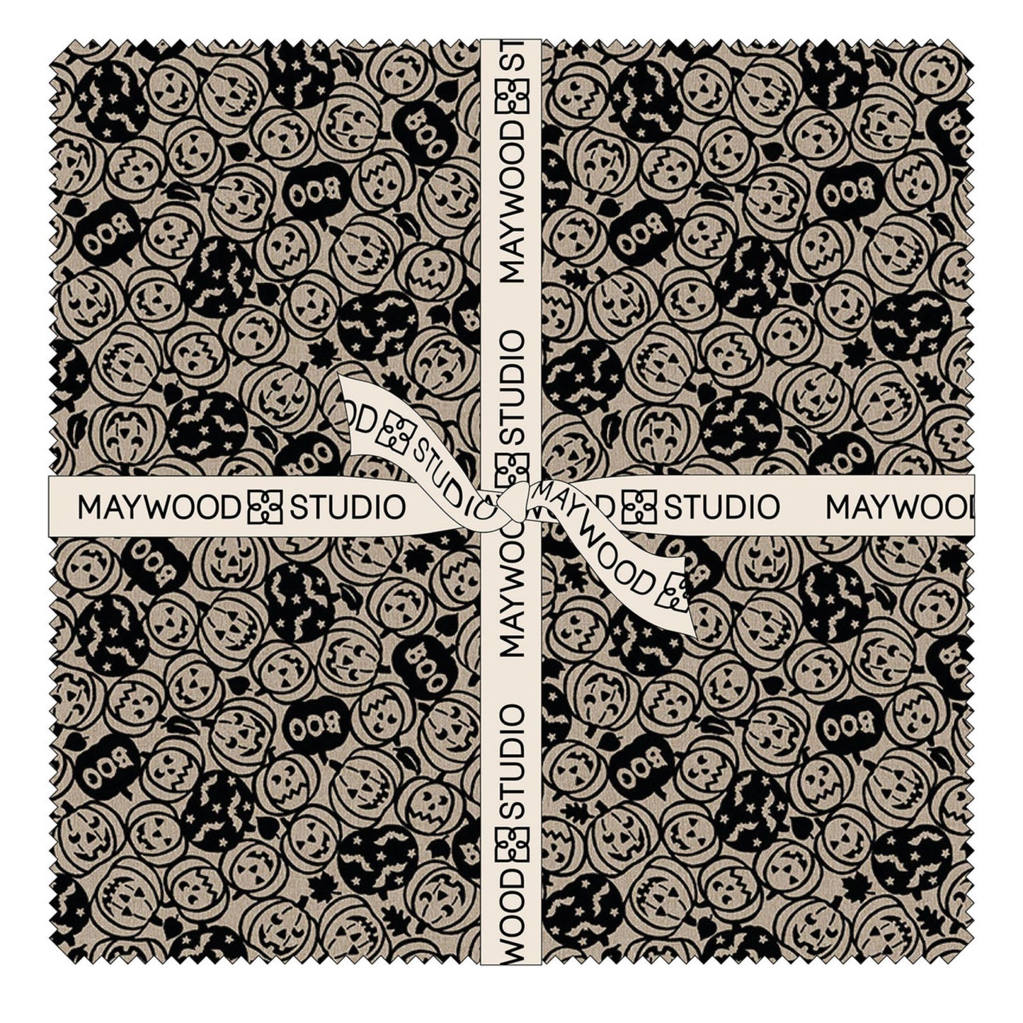 Pumpkin Grove 10 Inch Precut Fabric Squares | Maywood Studios Halloween Layer Cake