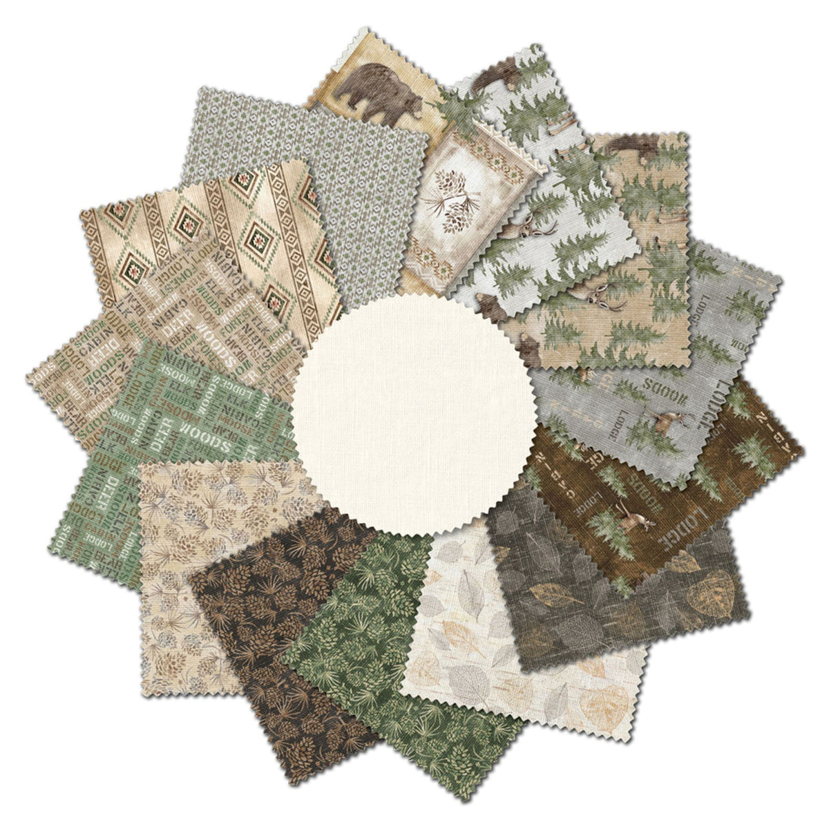 Trail Ridge 10" Precut Squares – 42 Piece Quilting Cotton Pack