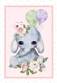 Baby Animal Fabric Panel by Michael Miller – Nursery Quilting Cotton, Safari Fabric