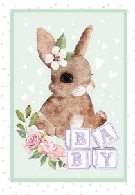 Baby Animal Fabric Panel by Michael Miller – Nursery Quilting Cotton, Safari Fabric
