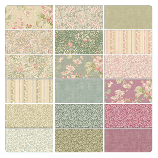 Benartex Beloved 10 Inch Precut Cotton Fabric Squares – 42 Pieces