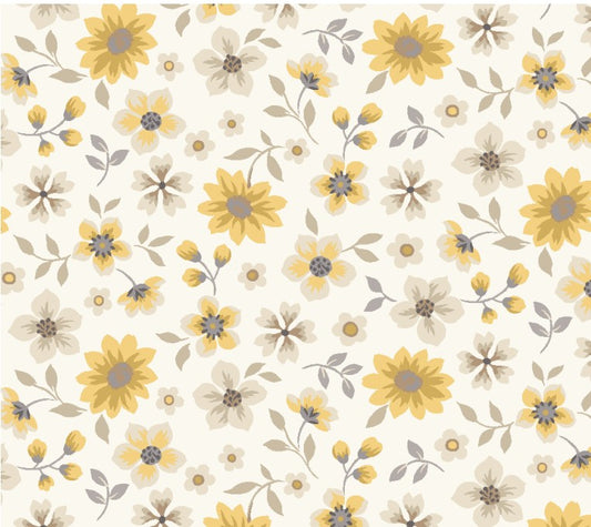 Honeycomb Garden Floral Fabric by Laura Berringer | Marcus Fabrics