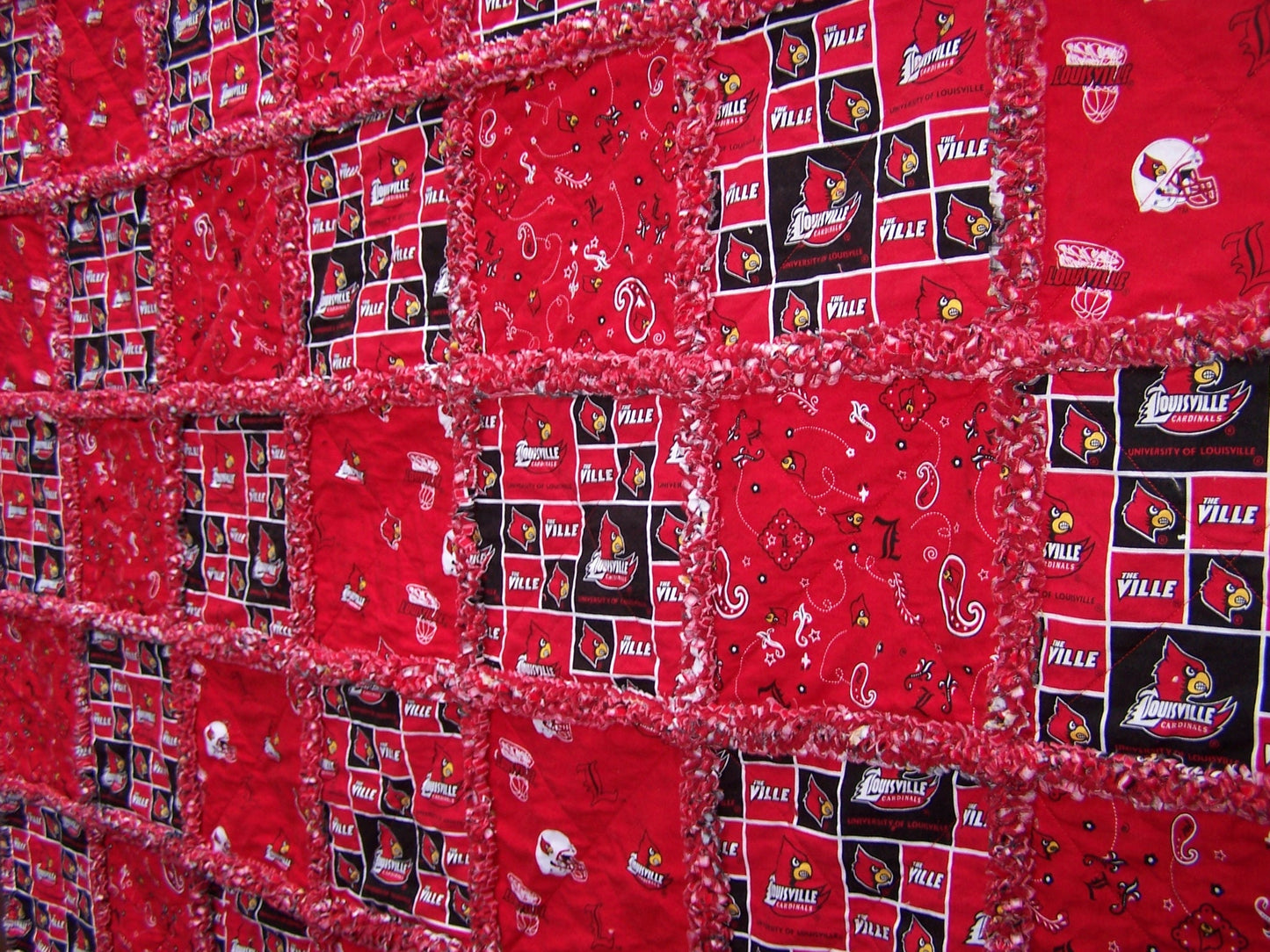 Sports Teams Rag Quilts, Made to order