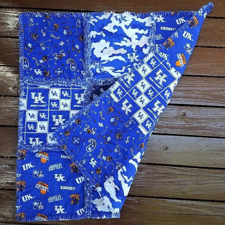 Sports Teams Rag Quilts, Made to order