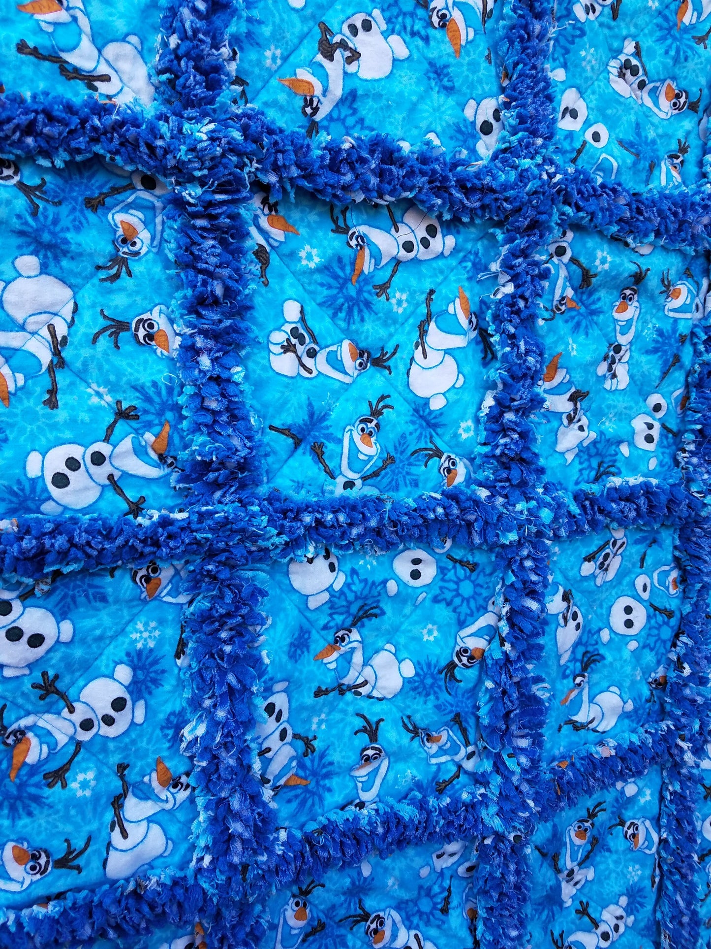 Snowman Rag Quilt