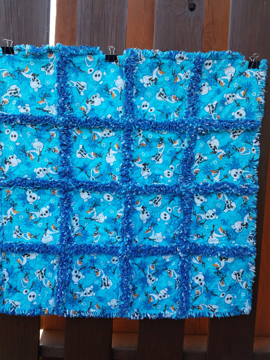 Snowman Rag Quilt
