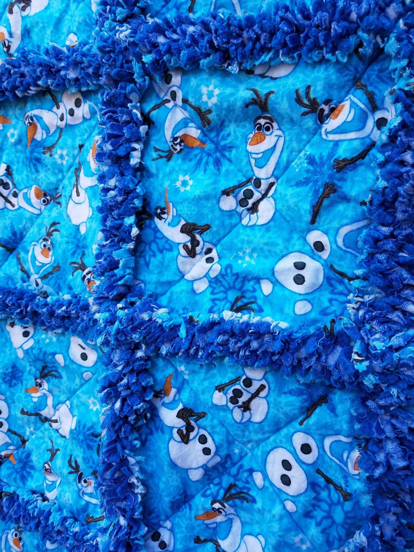 Snowman Rag Quilt