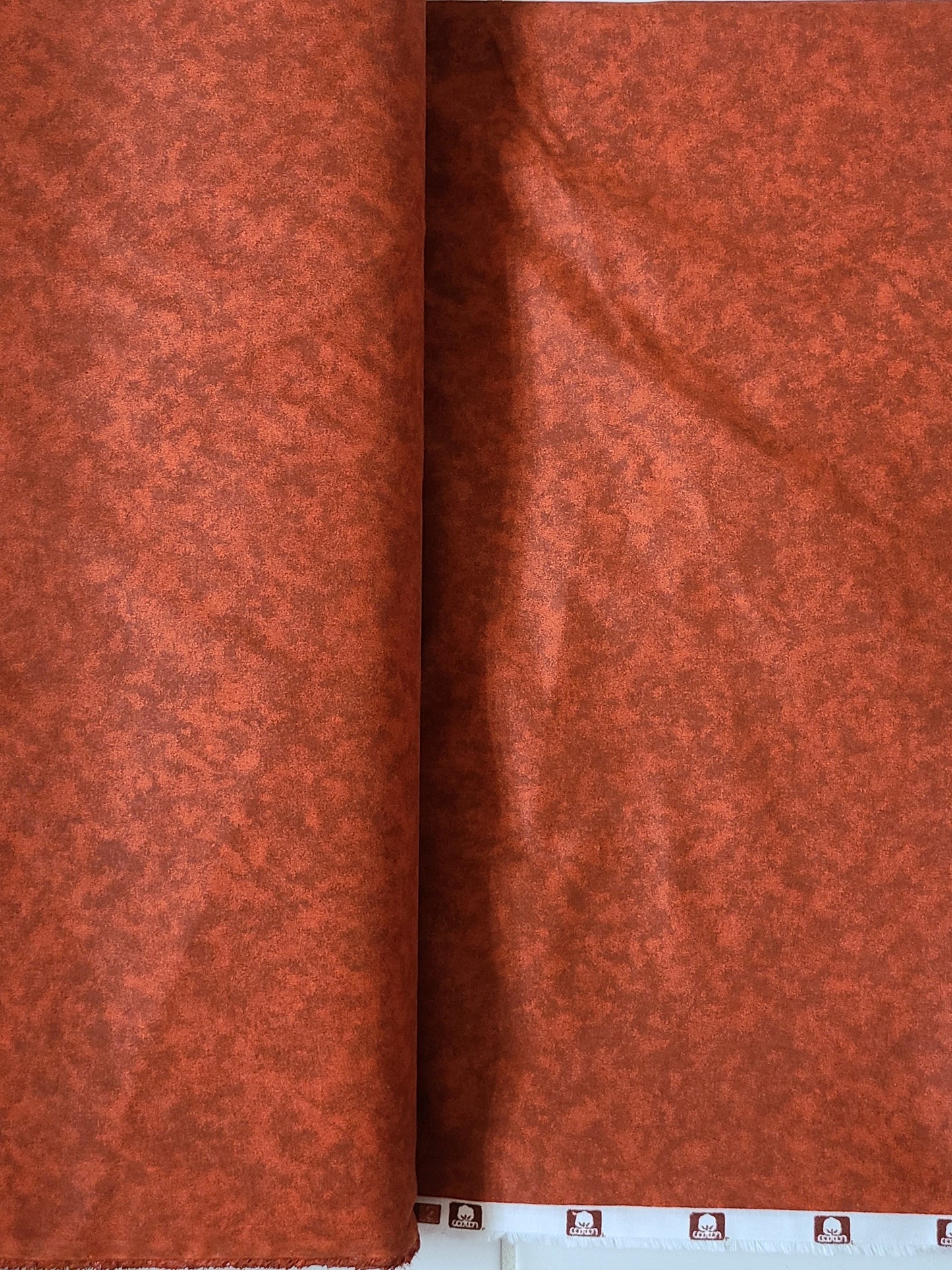 Brown Quilt Cotton Blender Fabric