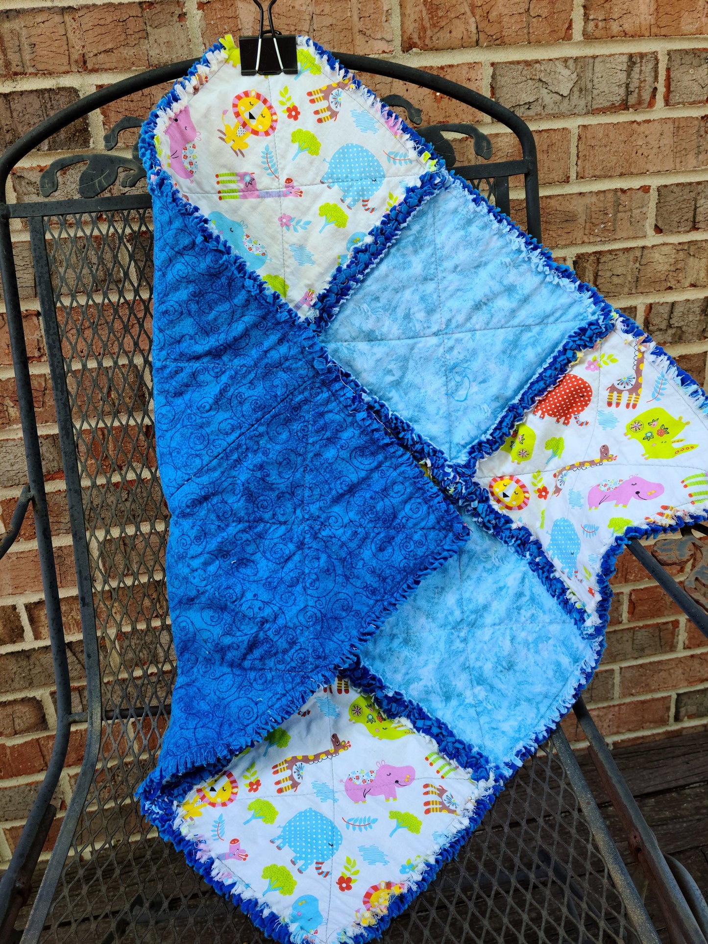 Animal Theme Baby Quilt