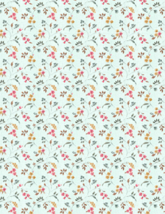 Country Floral Cotton Fabric