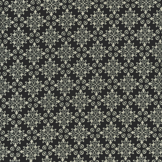 Black and White Geometric Fabric