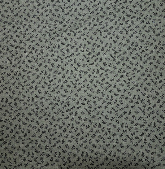 Green Floral 10" Pre-cut Quilt Squares