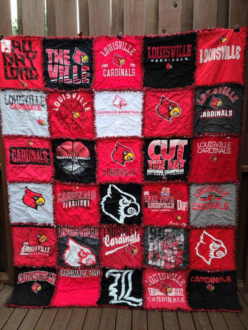 Custom T-Shirt Rag Quilt - Memory Keepsake Made to Order