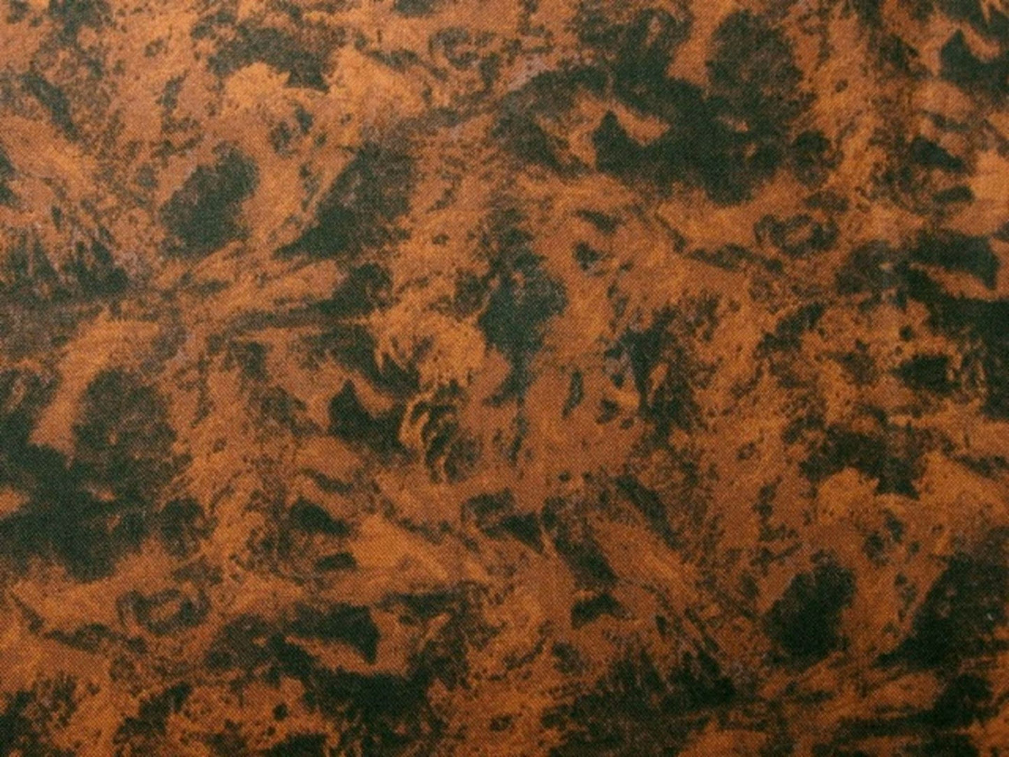 Brown and Black Swirl Blender Cotton Fabric