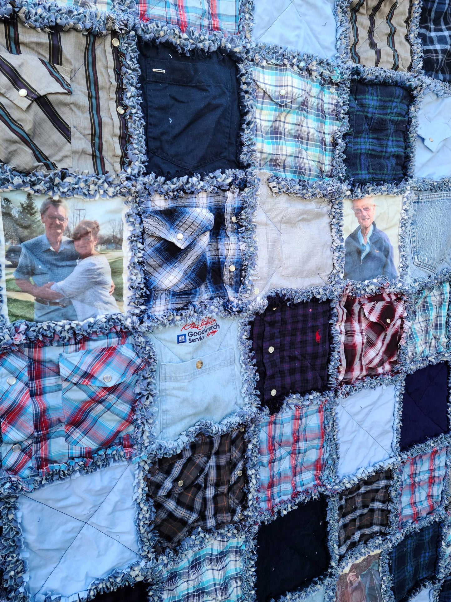 Custom Memory Quilts – Handcrafted from Loved Ones’ Clothing - Made to Order