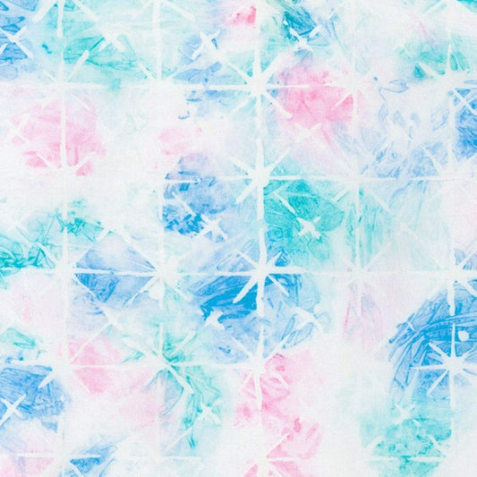 Blue and Green Abstract Quilt Cotton